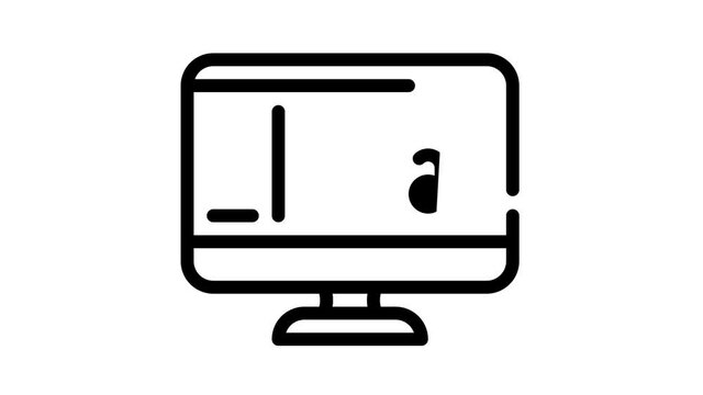 fonts operating system black icon animation