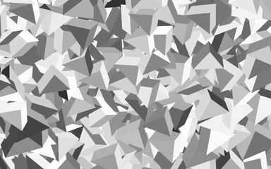 Light Gray vector texture with triangular style.