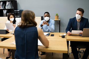 Business Manager Job Interview Talking