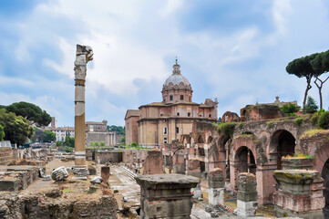 Roman Forum in Rome, Italy