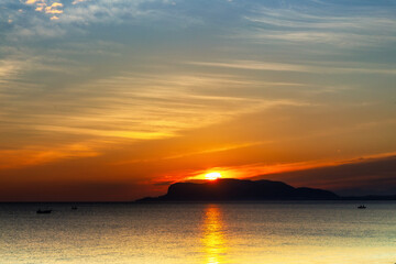 Sunrise at the Coast of Palermo