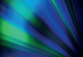 Dark Blue, Green vector abstract blurred background.