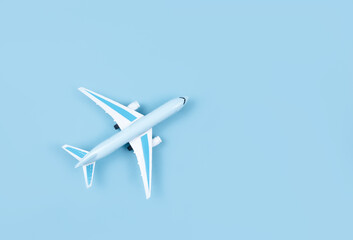 Naklejka na ściany i meble airplane in the blue sky