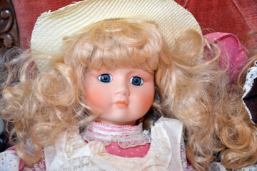 Porzellanpuppe Gesicht