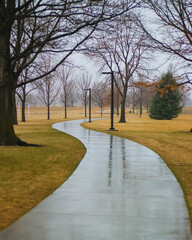 Path uphill 