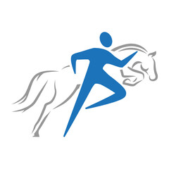 runner, vector graphic design element