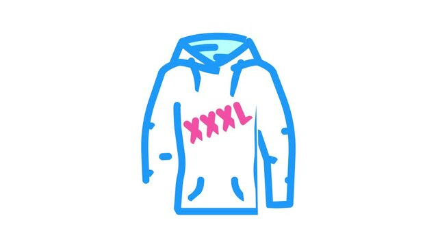 plus size clothing color icon animation