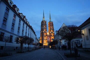 Ostrów Tumski in Wroclaw, Poland