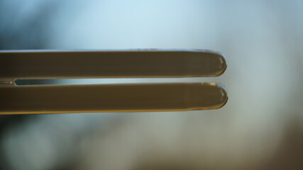 door handle on a door