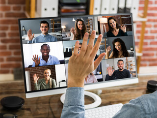 Webinar Video Conferencing On Computer