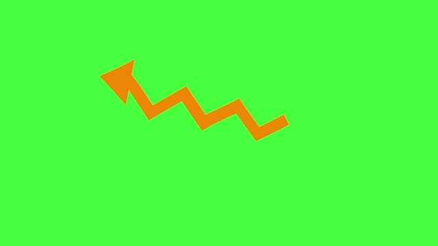 回転する赤色のクランク矢印