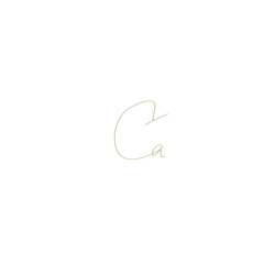 Ca handwritten logo for identity