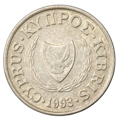 Cyprus 1 Cent Coin of 1993