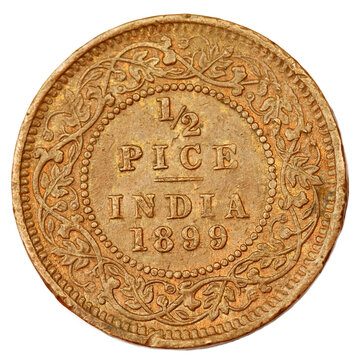 Old coin on India