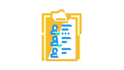 guest list color icon animation