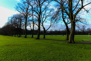 Obraz premium Visit park shobnall in burton on trent england ,afternoon in sutarday