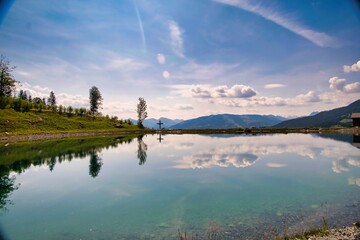 lake in the mountains