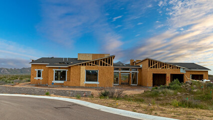 New Custom Home Construction Site In North Scottsdale Arizona