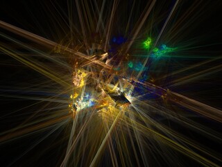 Imaginatory fractal background Image