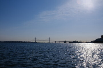 みなとみらいの朝焼け