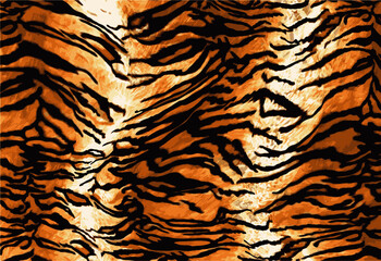 abstract animal skin pattern vector	
