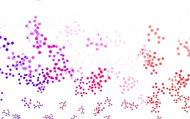 Light Pink, Yellow vector texture with artificial intelligence concept.