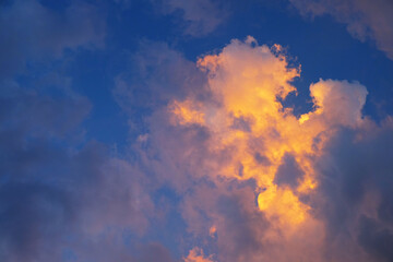 Colorful cloudscape