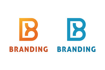 Letter B creative logo design