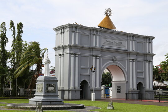 Triumphbogen Porta Mariae, Naga City, Camarines Sur, Philippinen