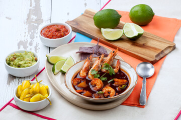 Mexican Shrimp Soup - Caldo de Camaron