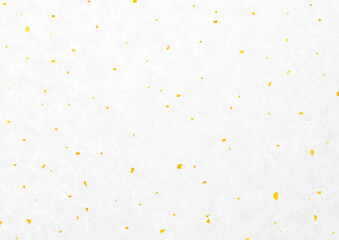 金粉を散りばめた　質感のある和紙風背景素材（白）

