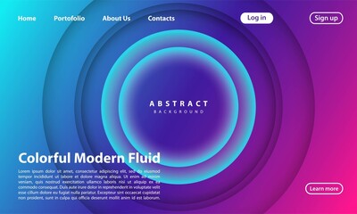 Landing Page. Abstract background website. Template for websites, or apps. Modern design. Abstract vector style design