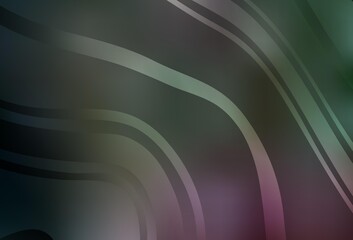 Dark Pink, Green vector abstract blurred background.