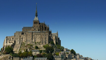 Mont Saint-Michel on a clear day