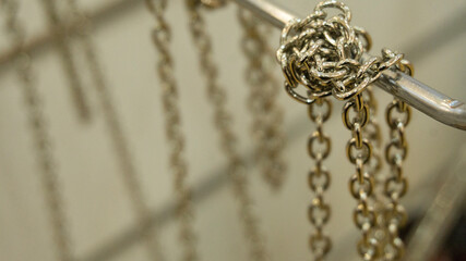 Beautiful Shiny Blurry Jewelry Chain