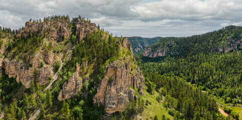 Spearfish Canyon Scenic Byway,  South Dakota Black Hills