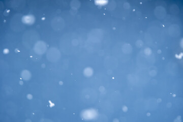 冬の降雪のイメージ　雪が降るイメージ