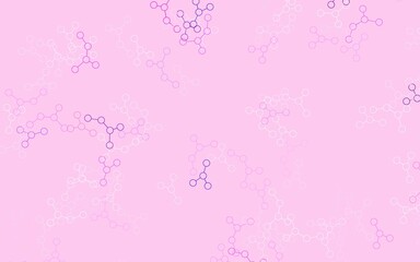 Light Pink, Red vector texture with artificial intelligence concept.