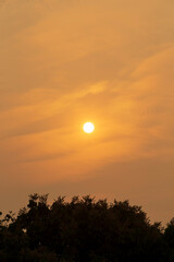 Obraz premium sunset in the mountains