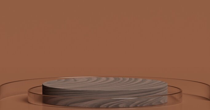 Abstract 3d render, Mock up podium for product presentation, abstract minimal concept, Showcase, geometric background, Product Presentation