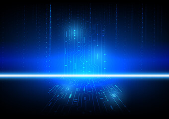 Circuit technology background with hi-tech digital