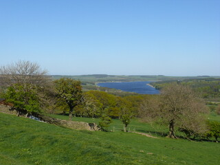 View over Derwent Reservoir, Northumberland, England