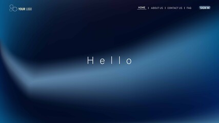 Minimalist landing page background. Website UI design background. Eps 10 vector