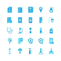 health medical flat icon design, safety treatment symbol concept