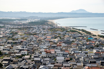 国引き神話の風景 (島根県出雲市）