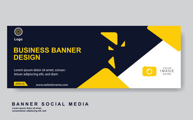 Vector abstract design web banner template. Web Design Elements - Header Design. Abstract geometric web banner template on grey background.Modern banner.