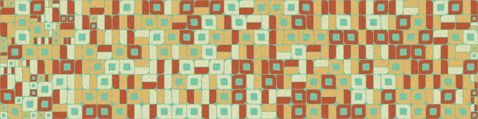 Abstract Geometric Pattern generative computational art illustration
