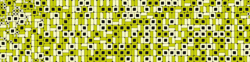 Abstract Geometric Pattern generative computational art illustration