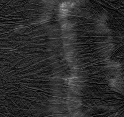  Black Bleached Textile. Ink Multi Soft Pattern.
