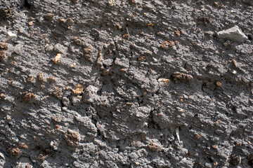 A close up of a large rock